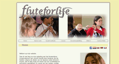Desktop Screenshot of fluteforlife.com